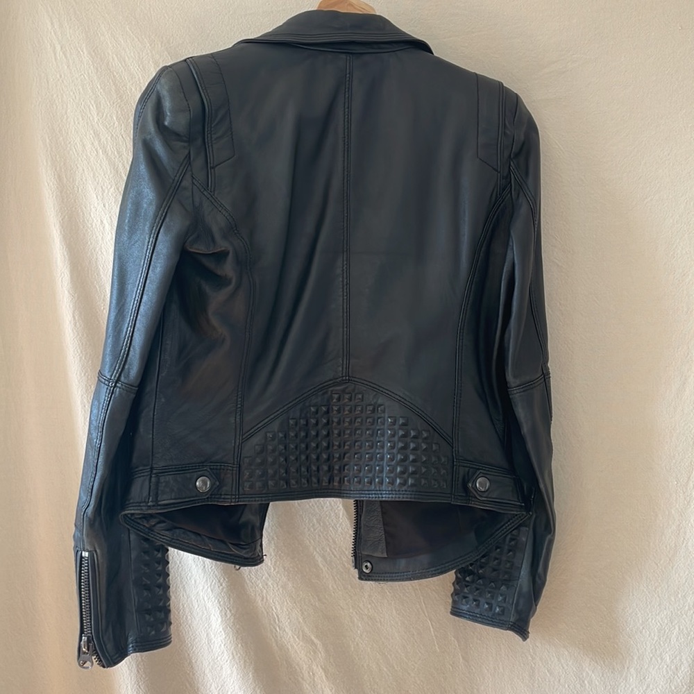 Zara Leather Biker Jacket - image 4